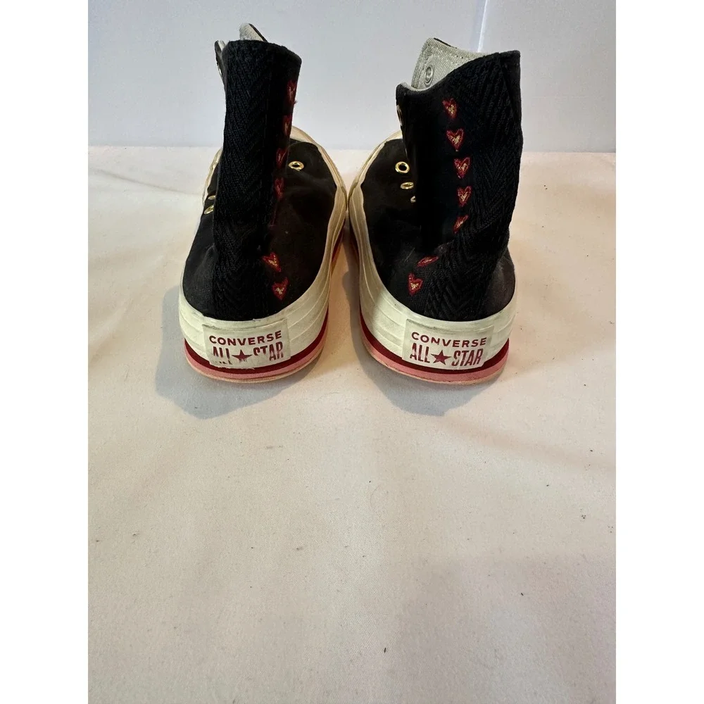 Converse Chuck Taylor All Star High Top‎ Platform Sneakers Kids Size 3
